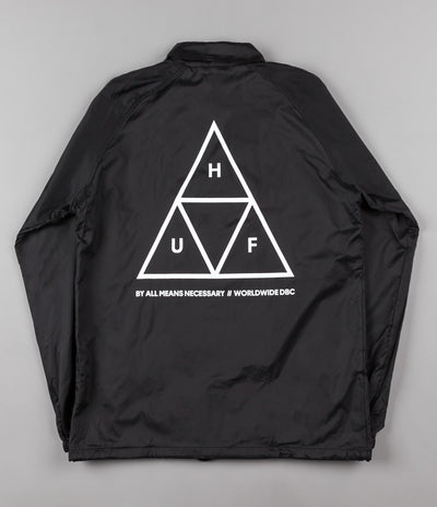 HUF Triple Triangle Coaches Jacket - Black