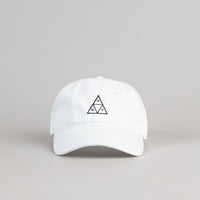 HUF Triple Triangle Dad Cap - White thumbnail