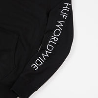 HUF Voyage French Terry Hoodie - Black thumbnail