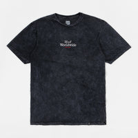 HUF Worldwide Acid Wash T-Shirt - Black thumbnail