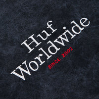 HUF Worldwide Acid Wash T-Shirt - Black thumbnail