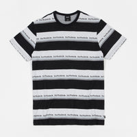 HUF Worldwide Stripe Knit T-Shirt - Black thumbnail