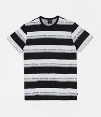 HUF Worldwide Stripe Knit T-Shirt - Black