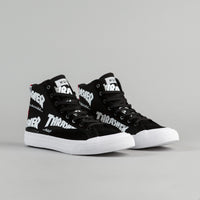 HUF x Thrasher Classic Hi Shoes Black Flatspot