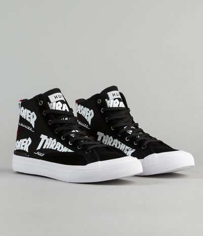 HUF x Thrasher Classic Hi Shoes - Black