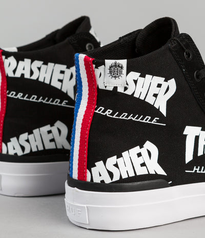 HUF x Thrasher Classic Hi Shoes - Black