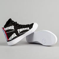 HUF x Thrasher Classic Hi Shoes - Black thumbnail