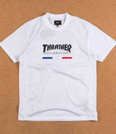 HUF x Thrasher TDS Jersey - White