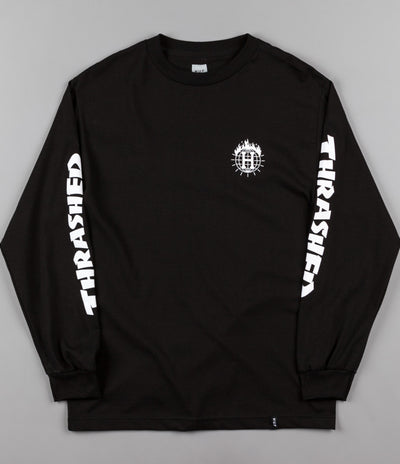 HUF x Thrasher TDS Long Sleeve T-Shirt - Black