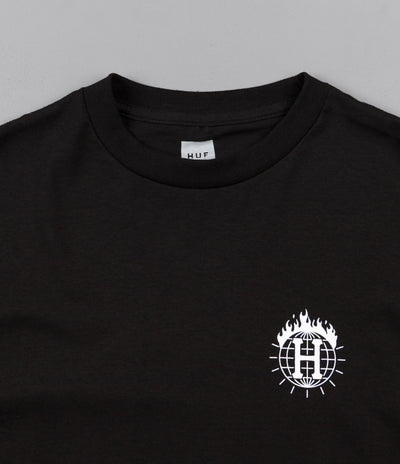 HUF x Thrasher TDS Long Sleeve T-Shirt - Black