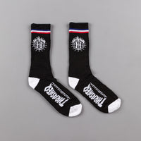 HUF x Thrasher TDS Socks & Can - Black thumbnail