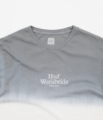 HUF Garment Dip Dye T-Shirt - Grey / White / Pink