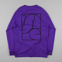 Isle Jigsaw Long Sleeve T-Shirt - Purple thumbnail