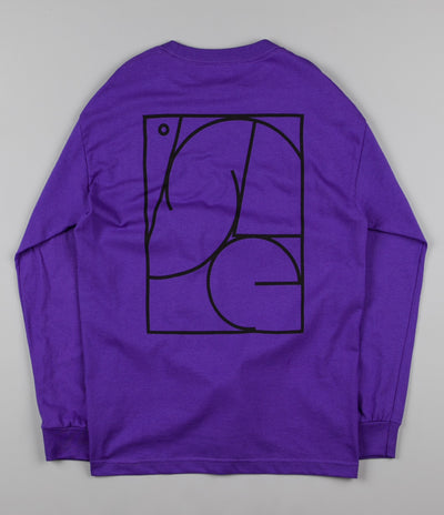 Isle Jigsaw Long Sleeve T-Shirt - Purple