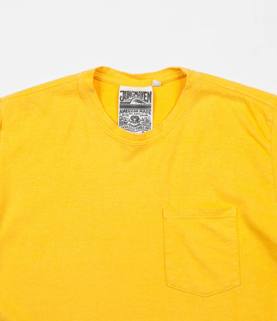 Jungmaven Baja Hemp Pocket T-Shirt - Golden Rod Yellow