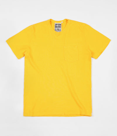 Jungmaven Baja Hemp Pocket T-Shirt - Golden Rod Yellow