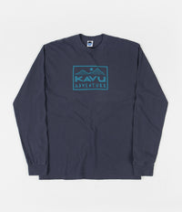 Kavu Adventure Time Long Sleeve T-Shirt - Faded Ink