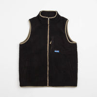 Kavu Cooper Fleece Vest - Black thumbnail