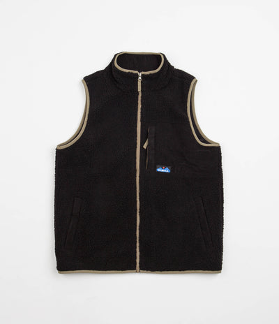 Kavu Cooper Fleece Vest - Black