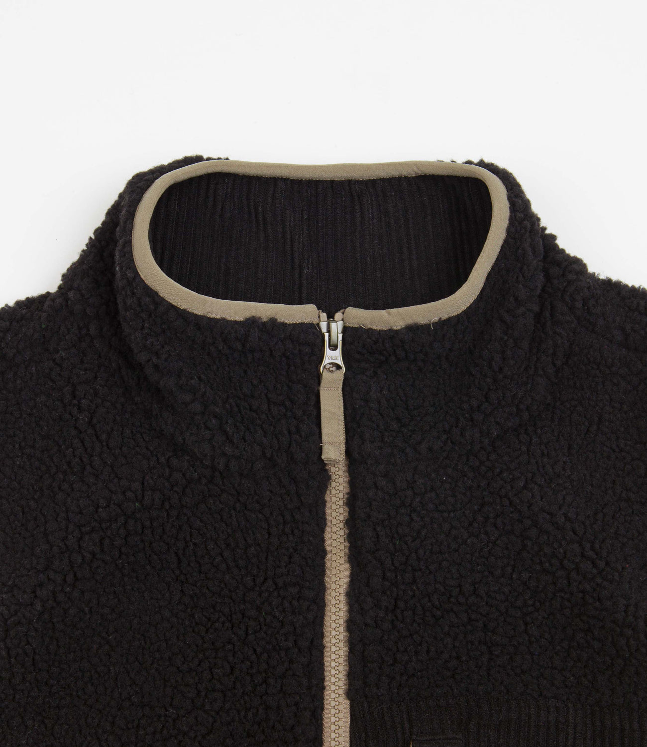 Kavu Cooper Fleece Vest - Black | Flatspot