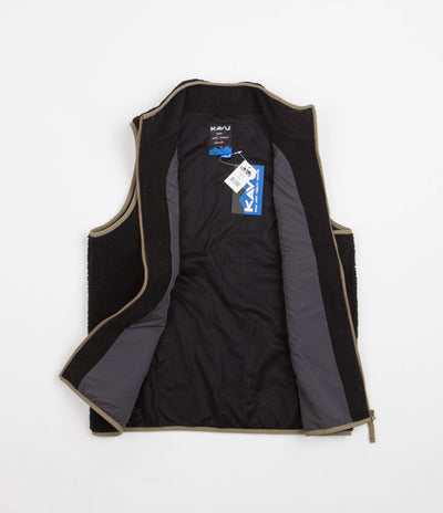 Kavu Cooper Fleece Vest - Black