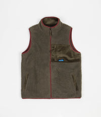 Kavu Cooper Fleece Vest - Moss