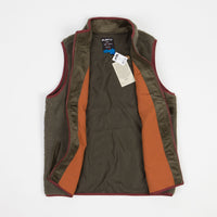 Kavu Cooper Fleece Vest - Moss thumbnail