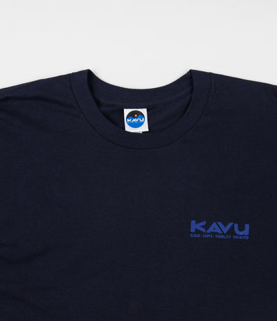 Kavu Etch Art Long Sleeve T-Shirt - Navy