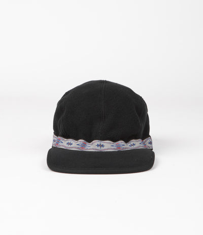 Kavu Fleece 4 Panel Fleece Strap Cap - Black Bean