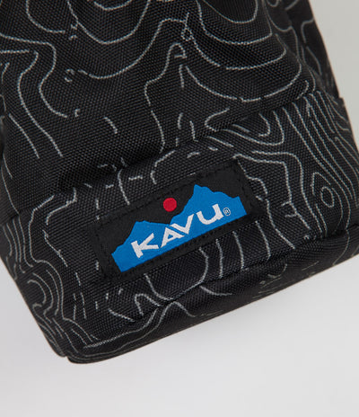 Kavu Peak Seeker Chalk Bag - Black Topo