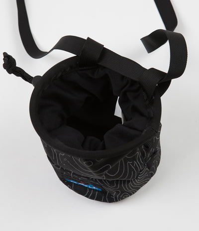 Kavu Peak Seeker Chalk Bag - Black Topo