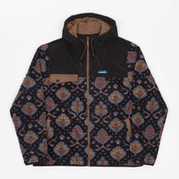 Kavu Peoh Point Fleece Hoodie - Woodland Weaves thumbnail