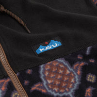 Kavu Peoh Point Fleece Hoodie - Woodland Weaves thumbnail