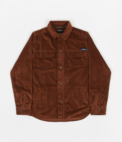 Kavu Petos Shirt Jacket - Dark Rust