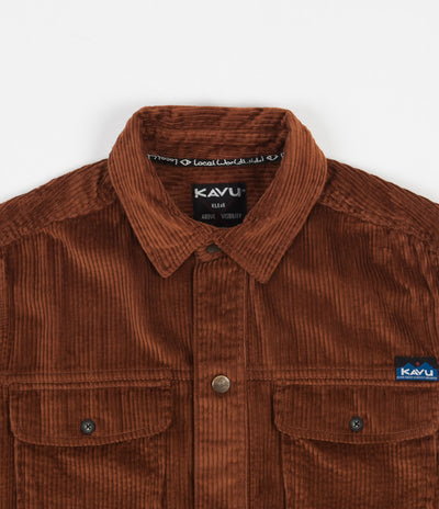 Kavu Petos Shirt Jacket - Dark Rust