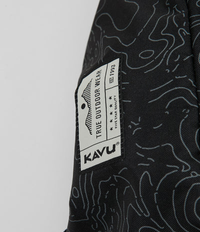 Kavu Shapiro Backpack - Black Topo