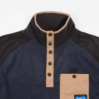 Kavu Teannaway Fleece Sweatshirt - Marine Walker thumbnail