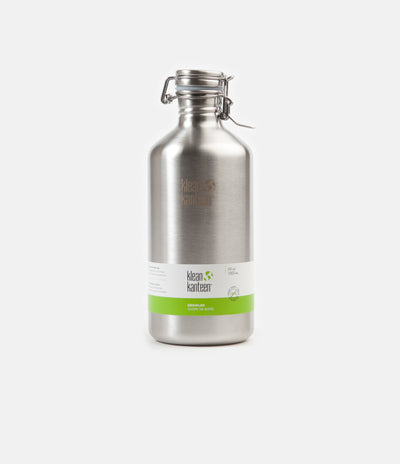 Klean Kanteen Classic 1900ml Swing Lok Flask - Brushed Stainless