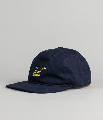 Krooked Kat Embroidered Cap - Navy