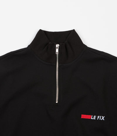 Le Fix Candy Quarter Zip Jacket - Black