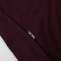 Le Fix Flag Bike Knit Sweatshirt - Maroon thumbnail