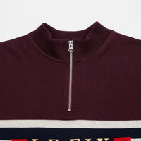 Le Fix Flag Bike Knit Sweatshirt - Maroon thumbnail