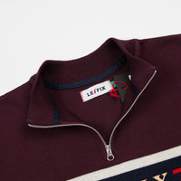 Le Fix Flag Bike Knit Sweatshirt - Maroon thumbnail