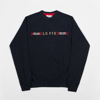 Le Fix Flag Crewneck Sweatshirt - Navy thumbnail