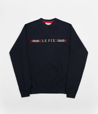 Le Fix Flag Crewneck Sweatshirt - Navy