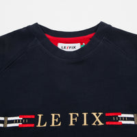 Le Fix Flag Crewneck Sweatshirt - Navy thumbnail