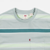 Levi's® Red Tab™ Relaxed Fit Pocket T-Shirt - Poolside Stripe / Blue Surf thumbnail