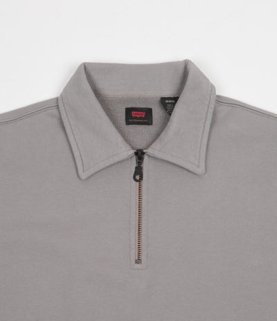 Levi's® Skate 1/4 Zip Sweatshirt - Cliff Grey