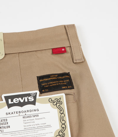 Levi's Skate Pleated Trousers - Harvest Gold