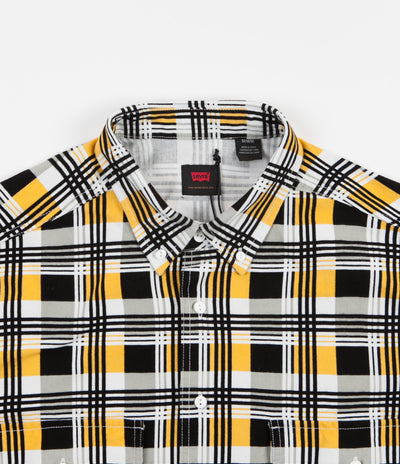 Levi's® Skate Woven Shirt - Printed Black / Yellow